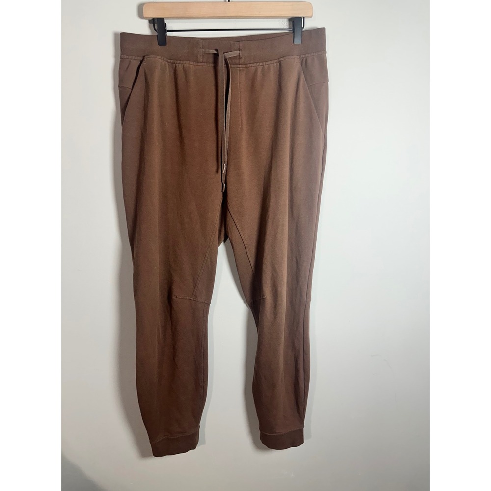 Lululemon Mens City Sweat Jogger Roasted Brown French Terry Pants XL